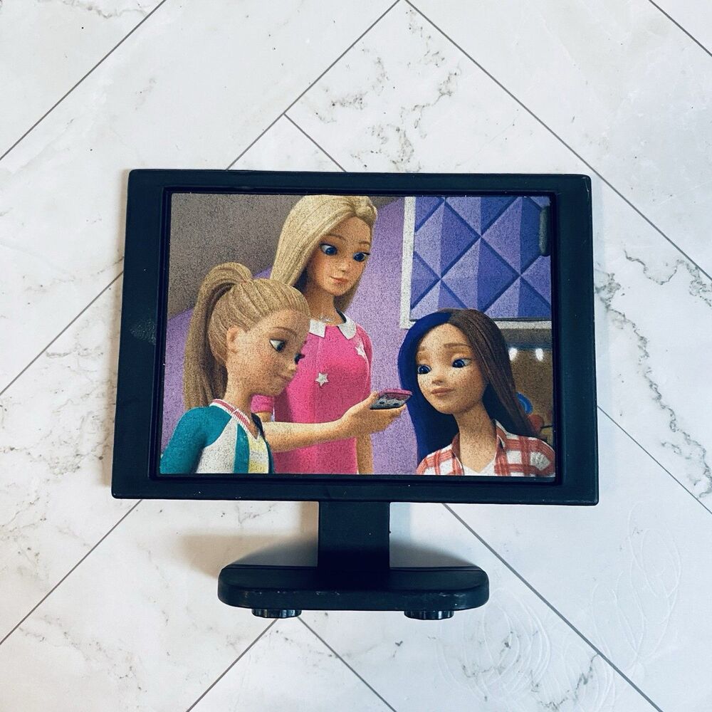 Vintage Barbie Mattel Television Flat Screen TV Accessory Replacement Piece